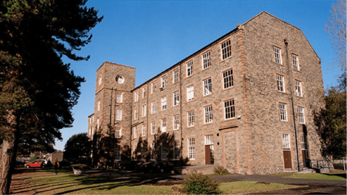 The High Mill - Current location of Heriot Watt Textile Design University 
