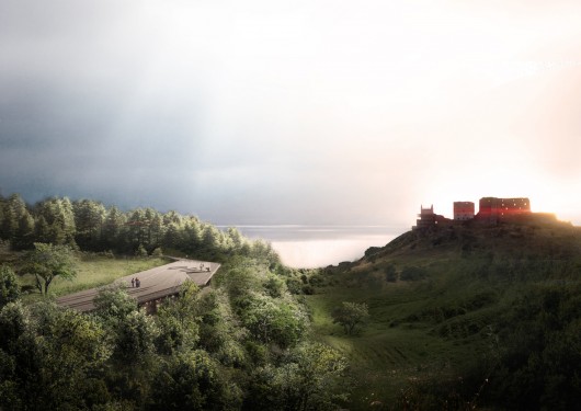 Visitor Centre at Hammershus