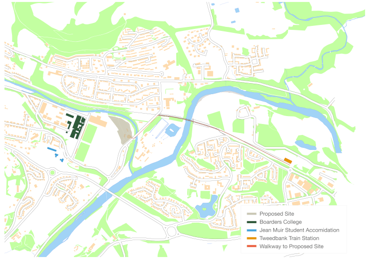 map showing railway web